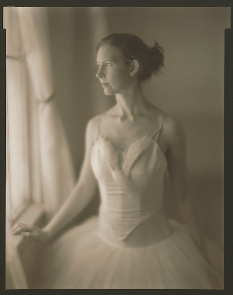 soft focus portrait of ballerina